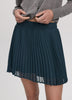 Pleated Chiffon Mini-Skirt