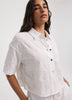 Short-Sleeve Shirt with Embroideries