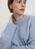 Long-Sleeve Crew-Neck Wool-Blend Sweater