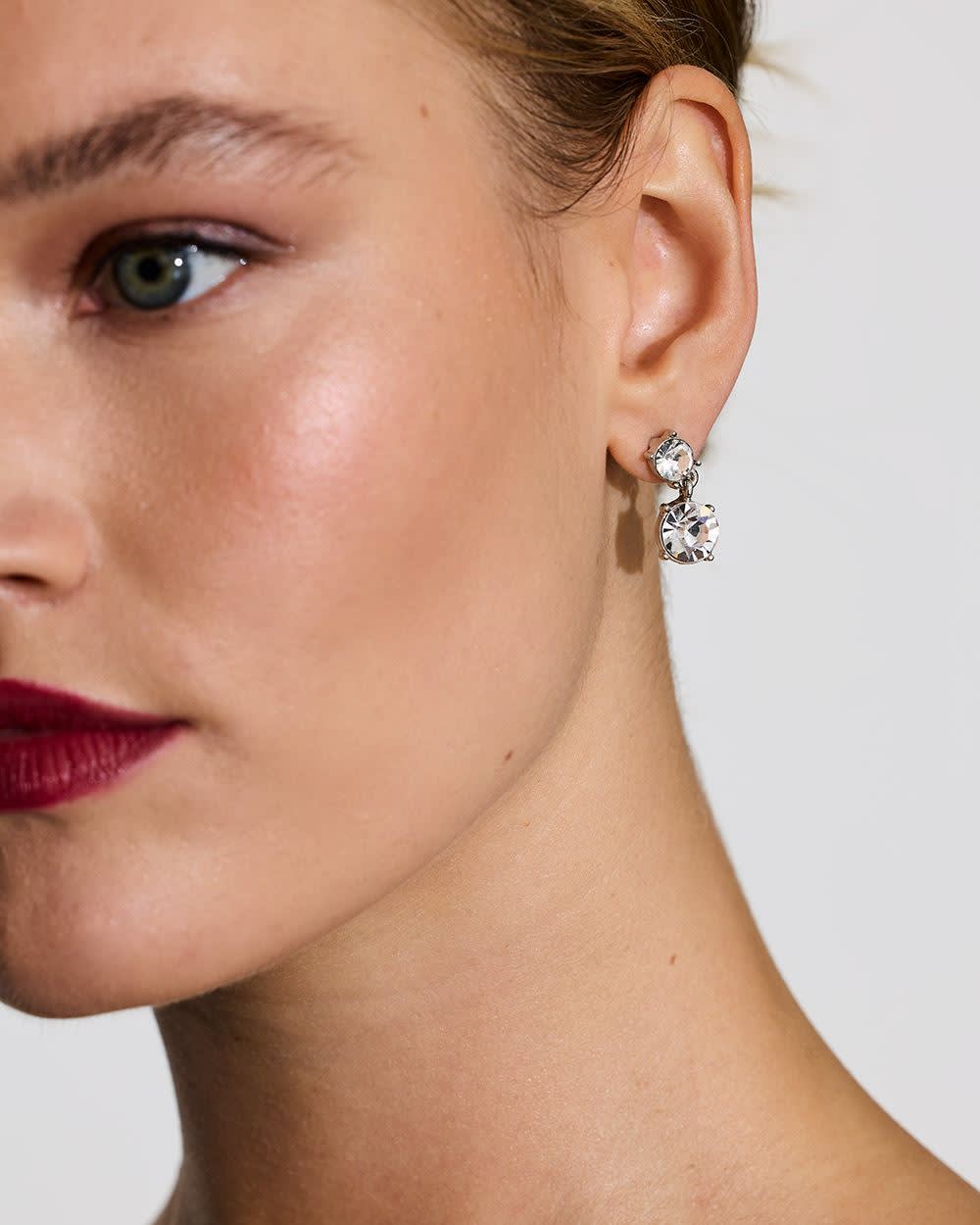 Boucles d'oreilles avec strass