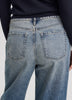 Wide-Leg High-Rise Jean with Elastic Waist - Curvy Fit