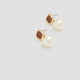 Earrings with Glass Pearls