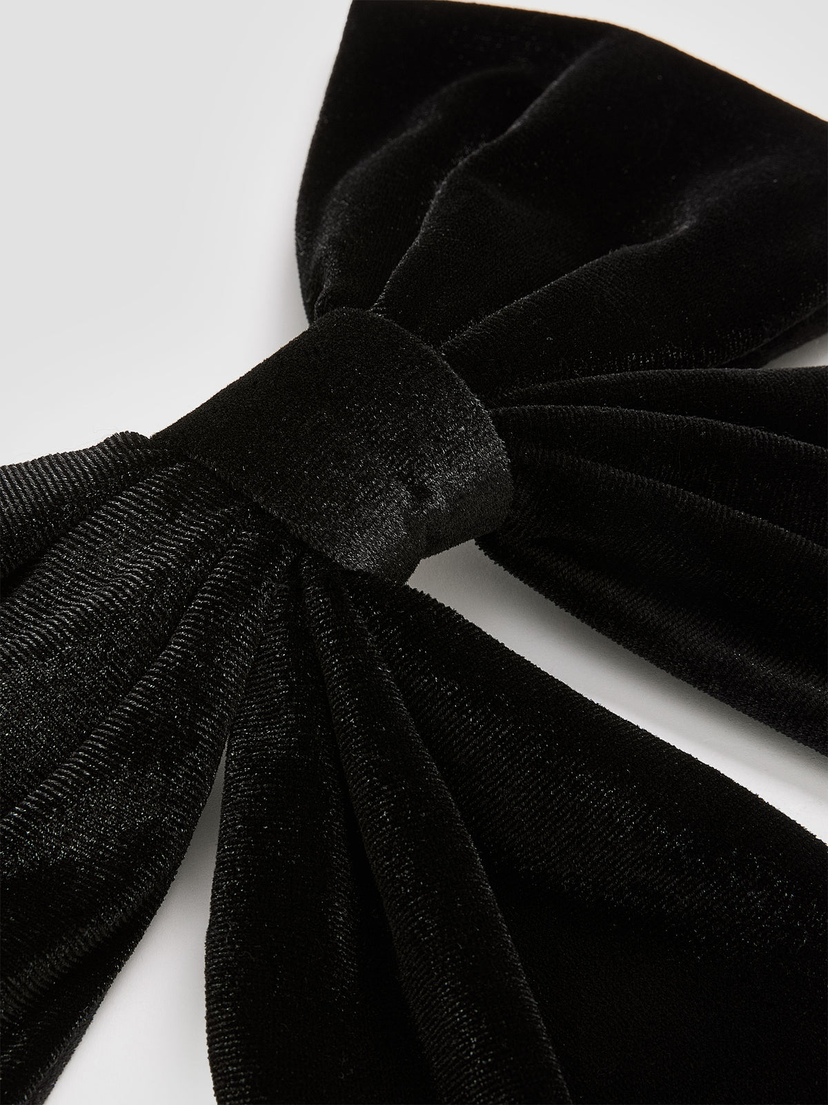 Hair Clip with Velvet Bow