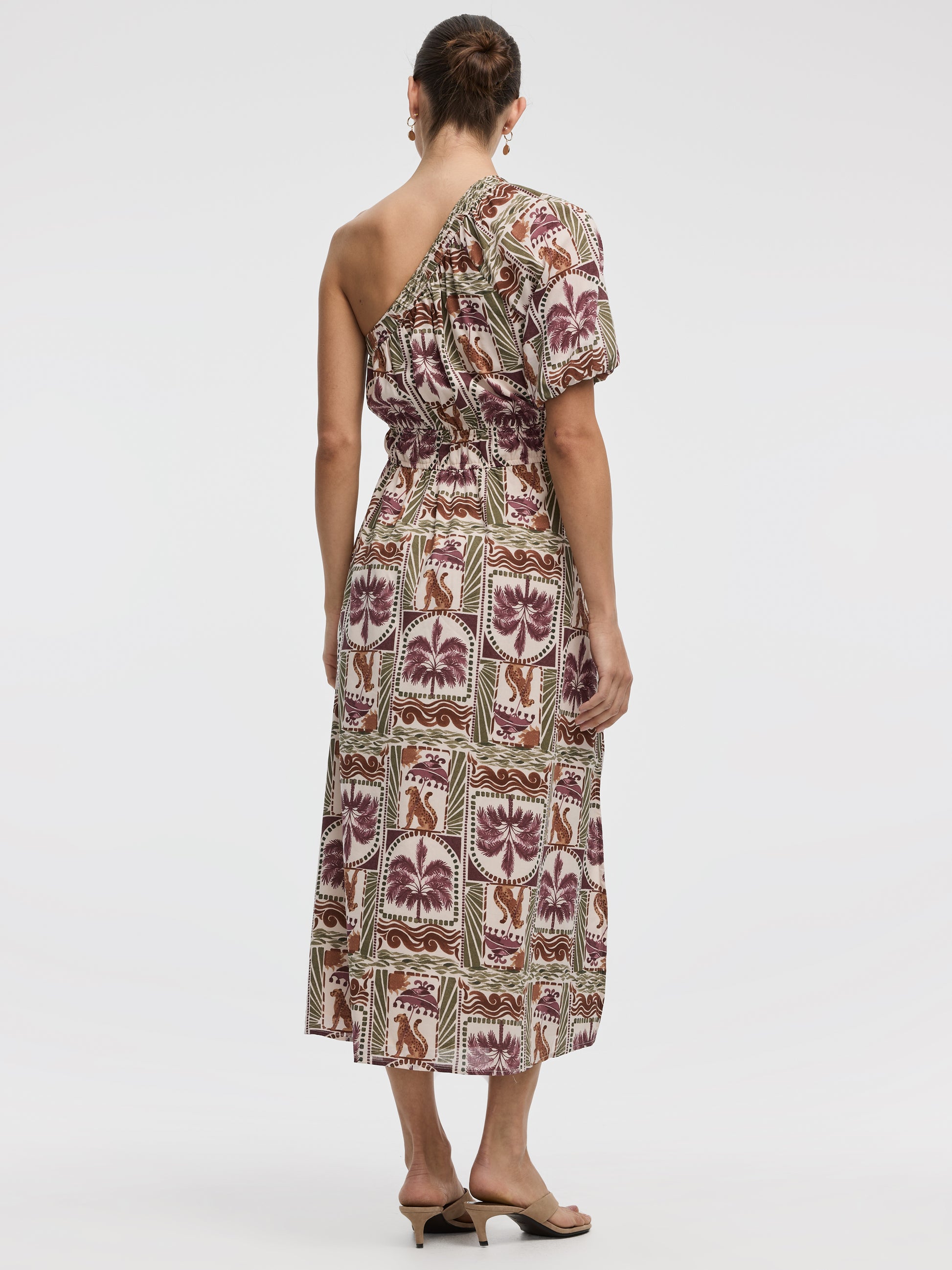 One-Shoulder Maxi Dress