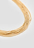 Short Necklace with Snake Chains