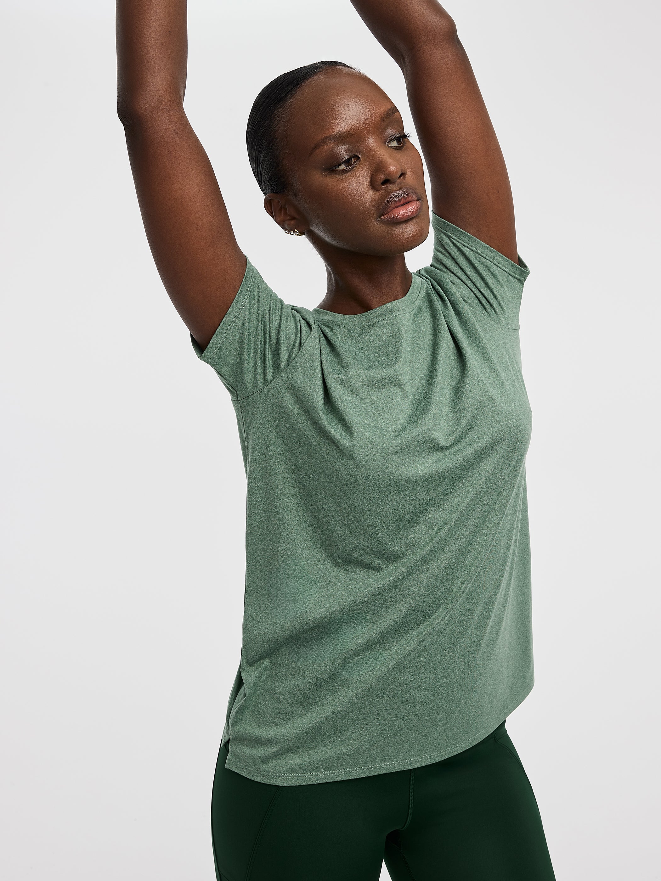 T-shirt à col rond - DRY-LUX (MD) Hyba Essentiels