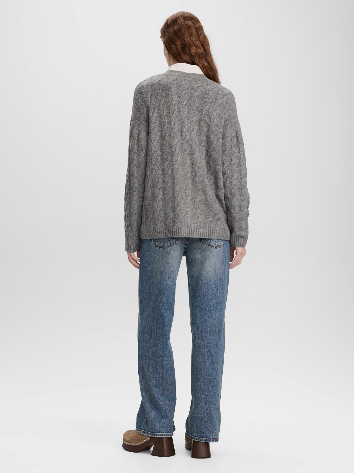 Long-Sleeve V-Neck PlushSoft Cardigan