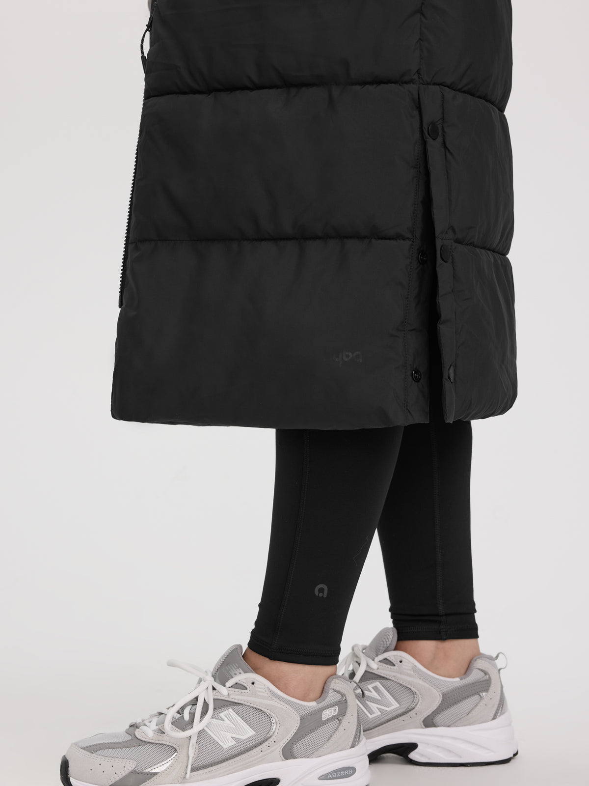 Long Quilted Sleeveless Vest - Hyba