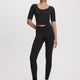 Legging with Cross-Over Waistband