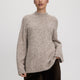 Long-Sleeve Mock-Neck Wool-Blend Sweater