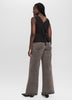 Sleeveless Blouse with Lace Trim