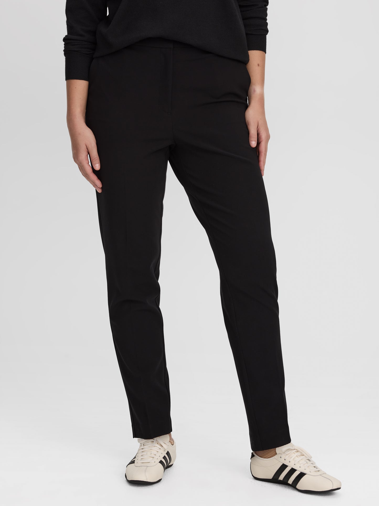 Slim-Leg High-Rise Ankle Pant - Curvy Fit