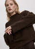 Long-Sleeve Mock-Neck Wool-Blend Sweater