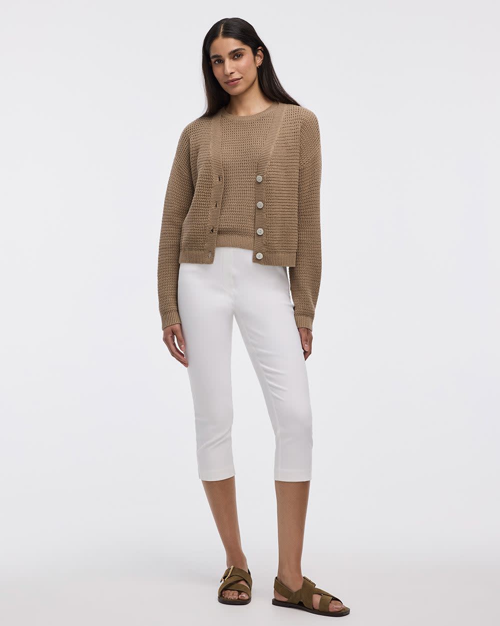 Slim-Leg High-Rise Capri Pants - The Iconic (R)