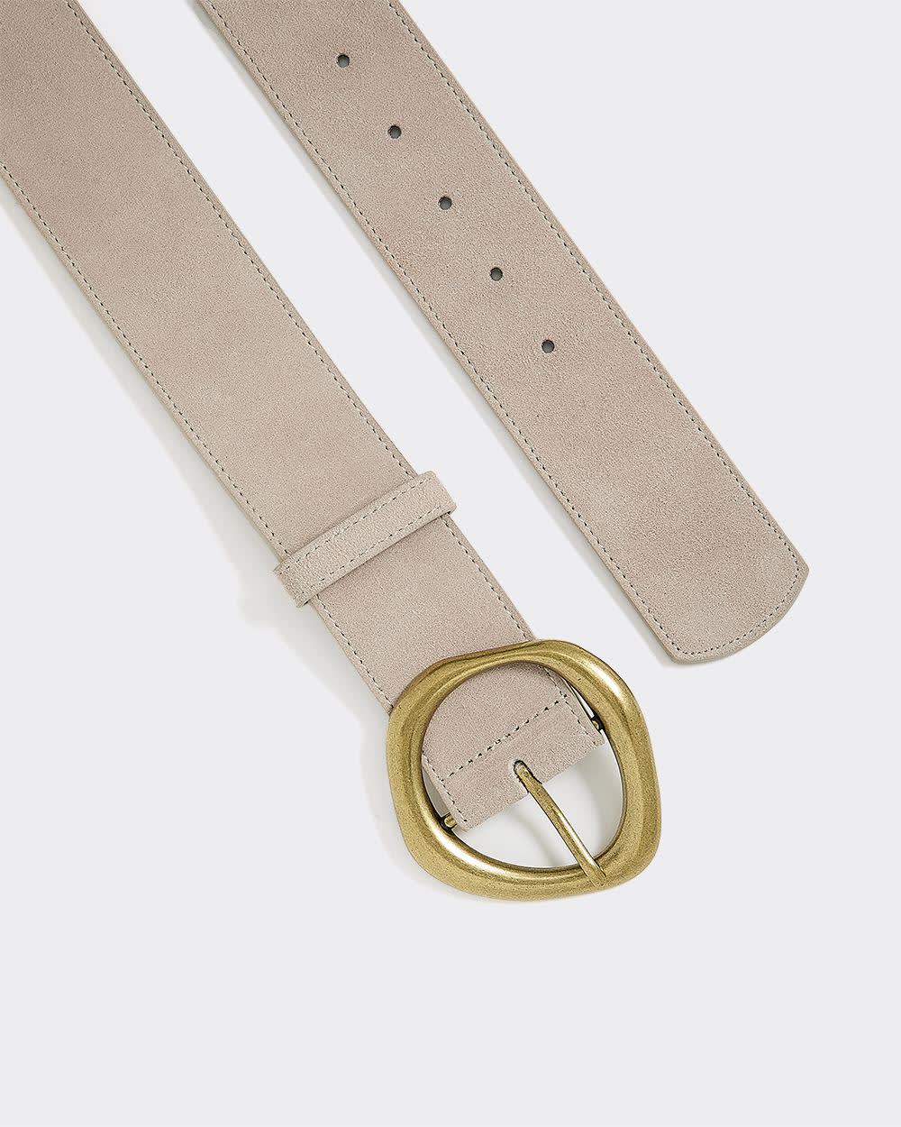 Suede Leather Belt