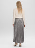 Maxi Pleated Sequins Skirt