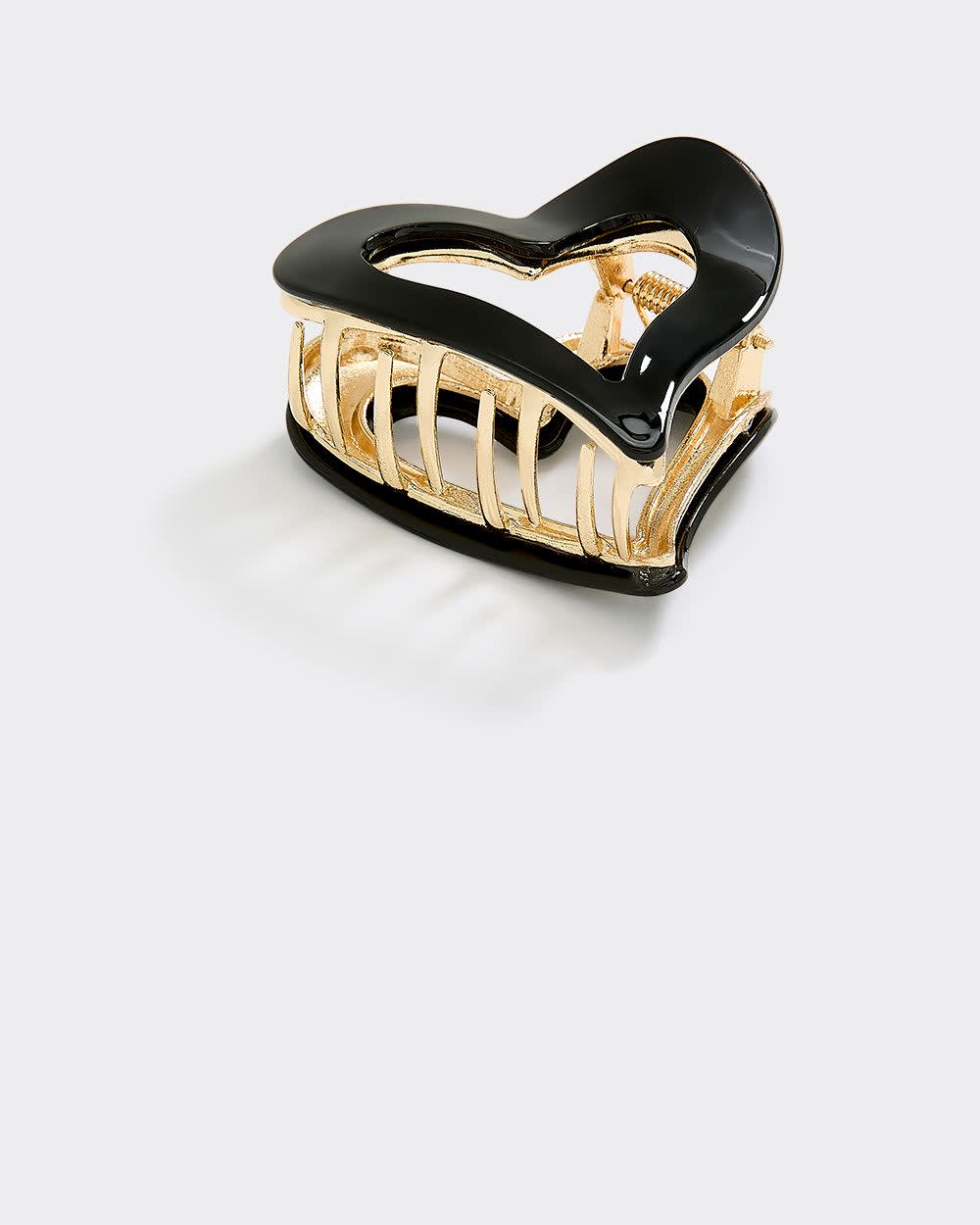 Pince à cheveux en forme de coeur