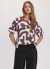 Crew-Neck T-Shirt Blouse