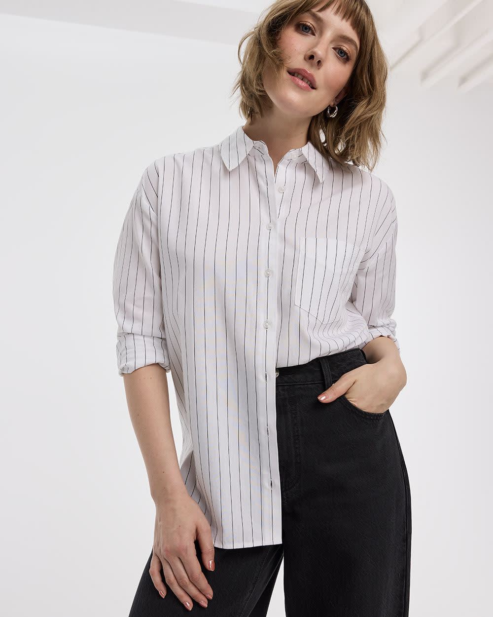 Striped Long-Sleeve Shirt