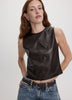 Faux Leather Cami