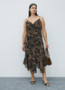 Sleeveless Maxi Dress with Cowl Neckline