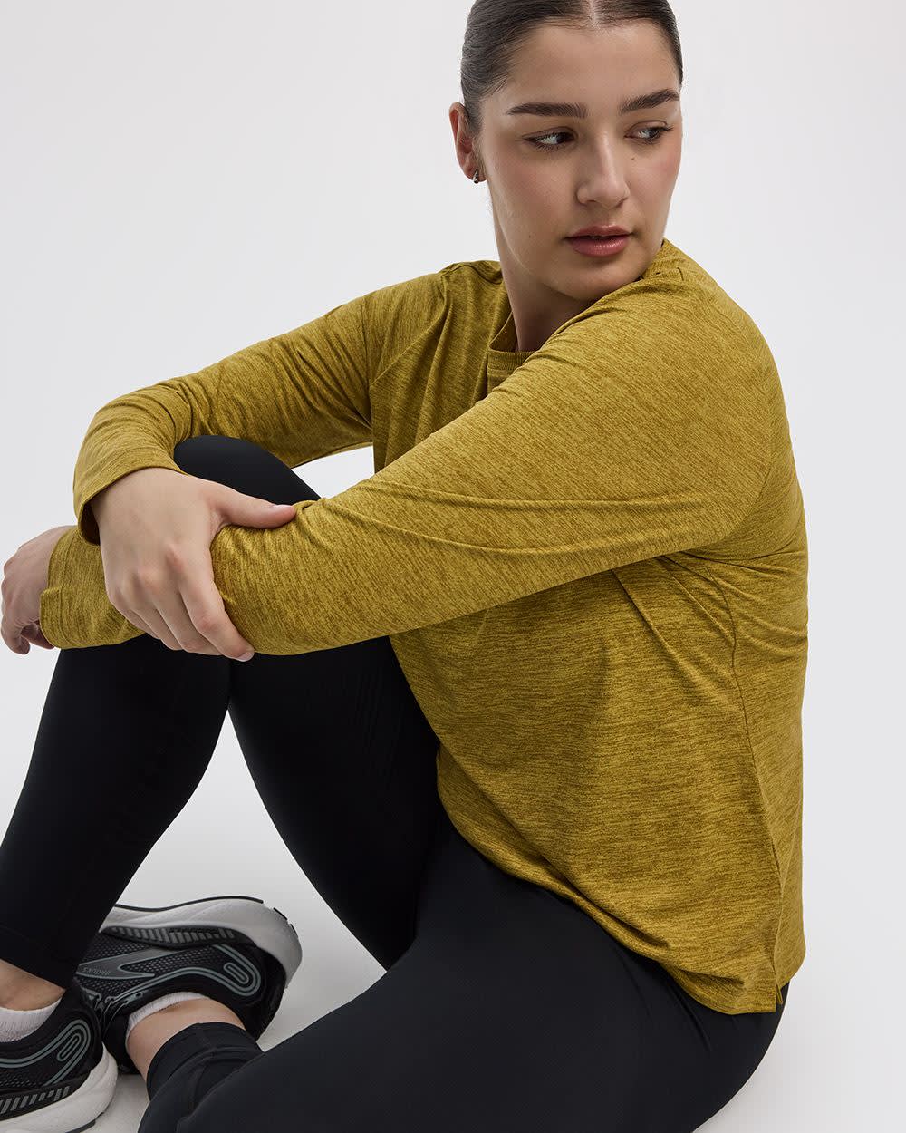 Long-Sleeve Crew-Neck T-Shirt - DRY-LUX (R) Hyba Essentials