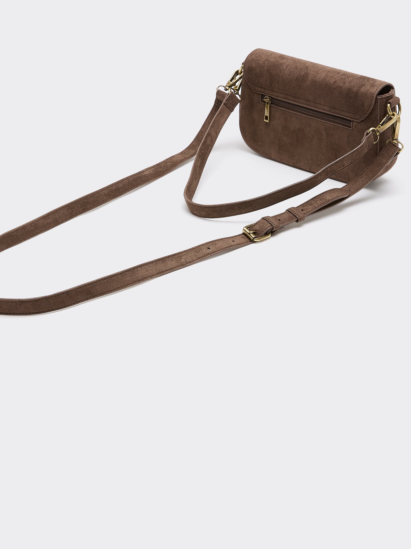 Sac à main à bandoulière en faux suède