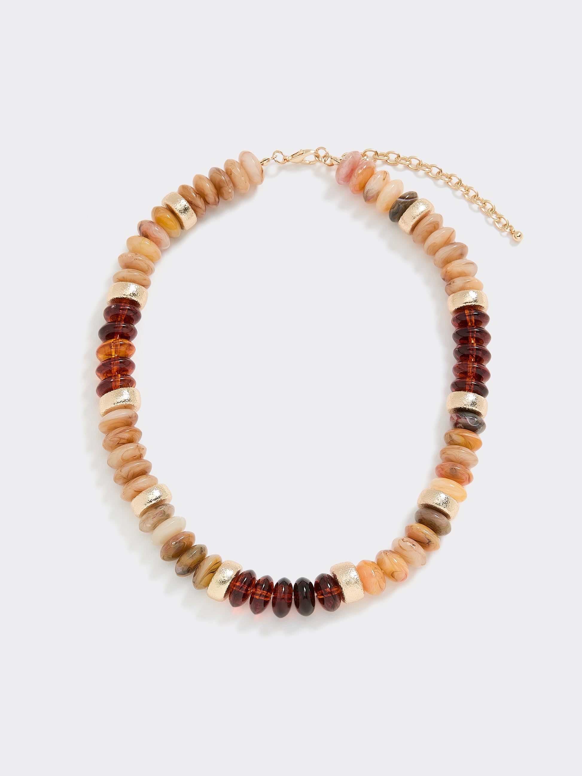 Short Necklace with Disc Beads