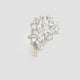 Brooch with Rhinestone Cluster