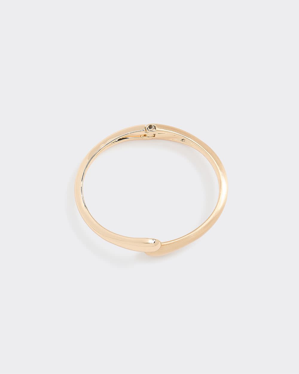 Cuff Bracelet with Matte and Shiny Finish