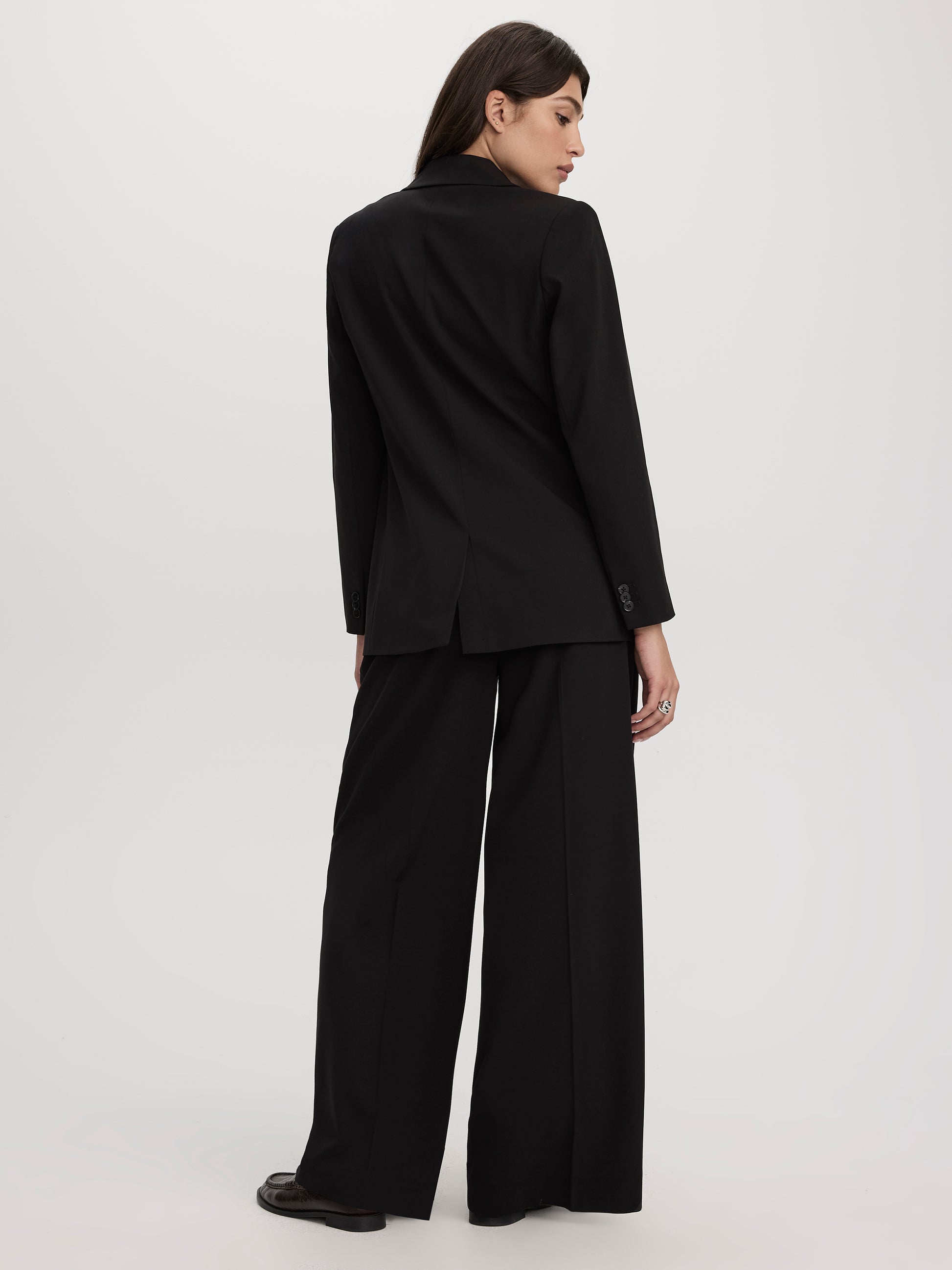 Black Double-Breasted Blazer - The Timeless