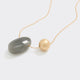 Long Necklace with Resin Pendant
