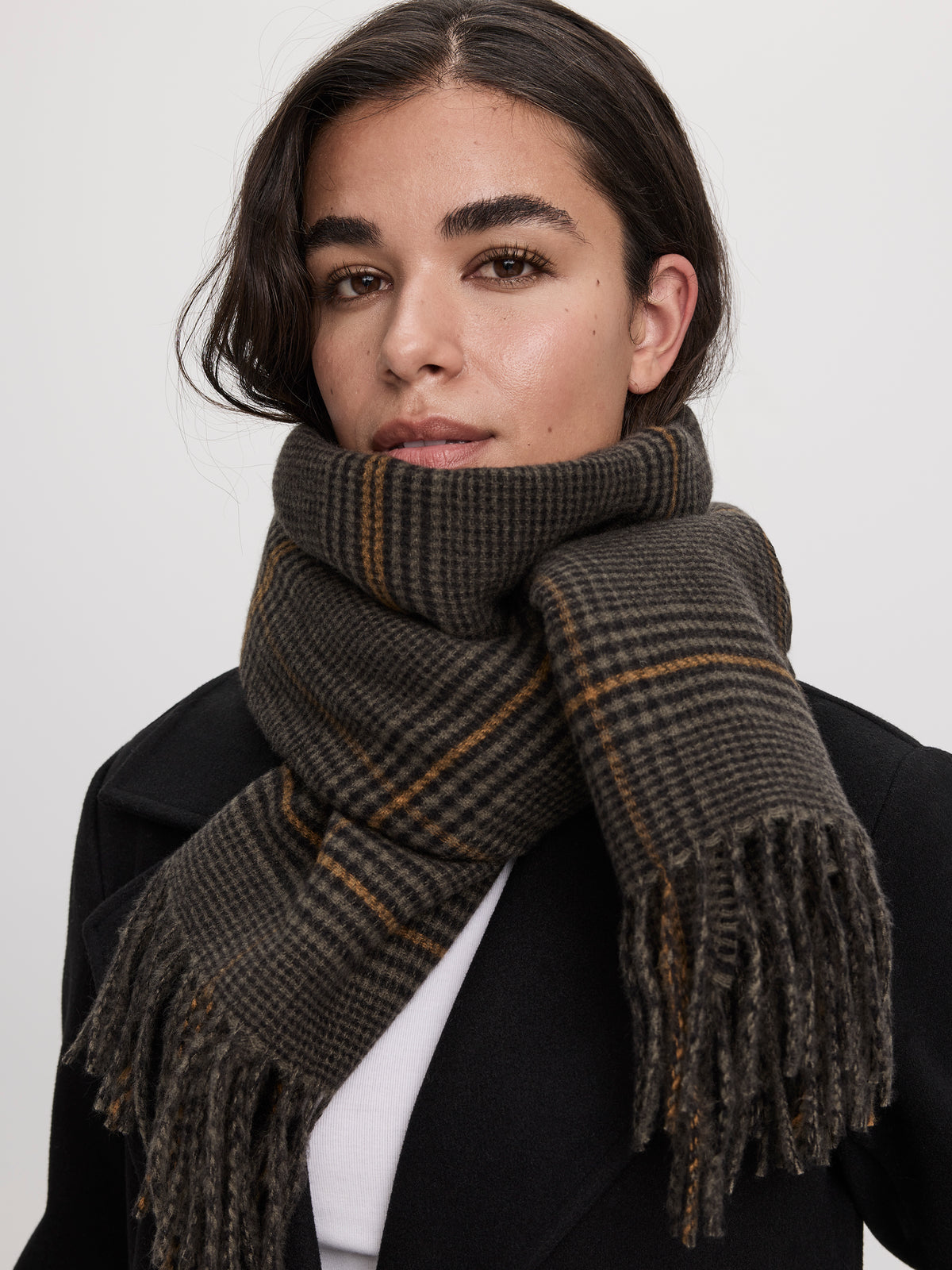 Plaid Blanket Scarf