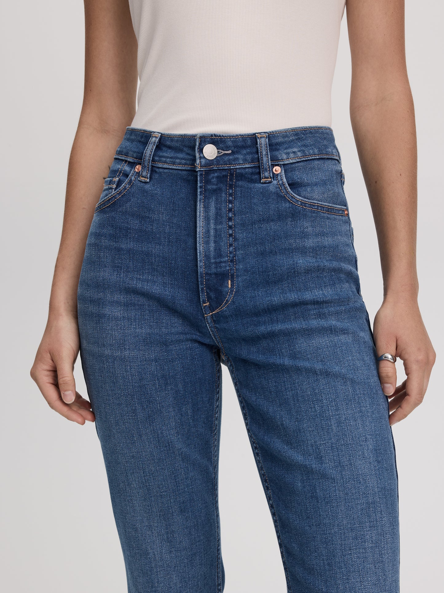 Flare-Leg High-Rise Jean