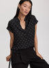 Extended-Sleeve V-Neck Flowy Blouse - R Essentials
