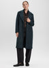 Long Wool-Blend Jacket