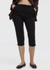 Slim-Leg High-Rise Capri Pants