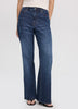 Flare-Leg Mid-Rise Jean