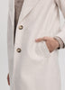 Long Wool-Blend Jacket