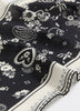 Diamond-Shaped Scarf with Border