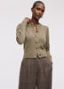 Cashmere-Blend Crew-Neck Cardigan