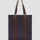 Striped Woven Tote Bag