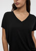 Short-Dolman-Sleeve V-Neck Tee