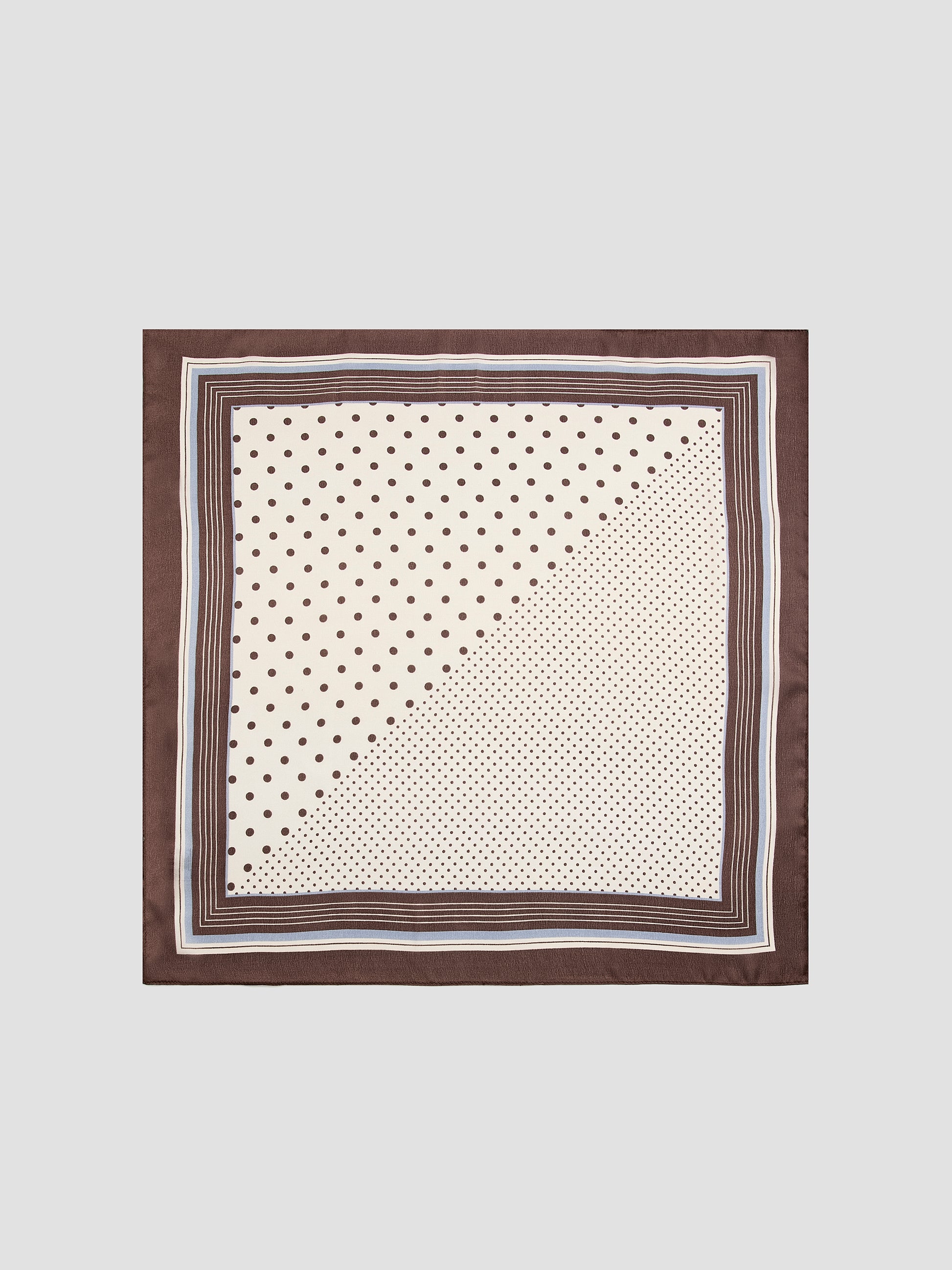 Square Scarf with Dots