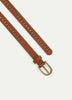 Skinny Faux Leather Belt