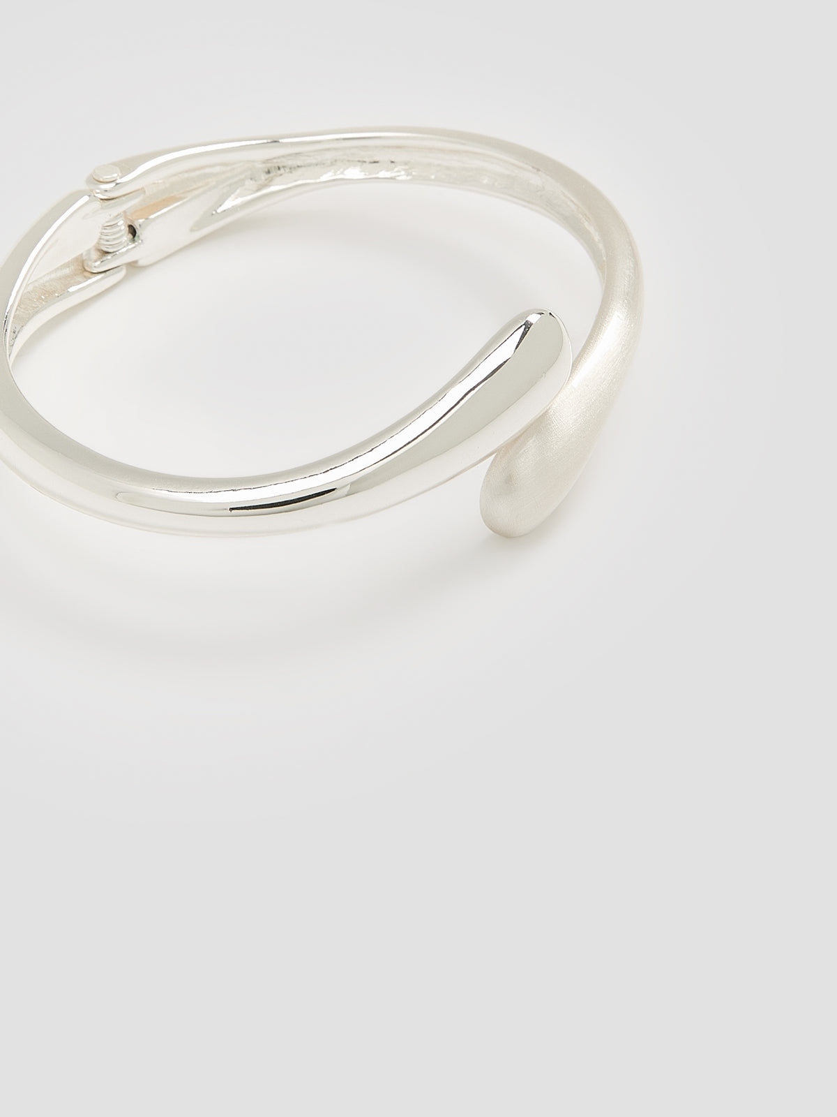 Cuff Bracelet with Matte and Shiny Finish