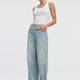 Wide-Leg Wrap-Waist Pant