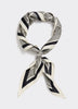 Diamond-Shaped Scarf with Geometric Pattern