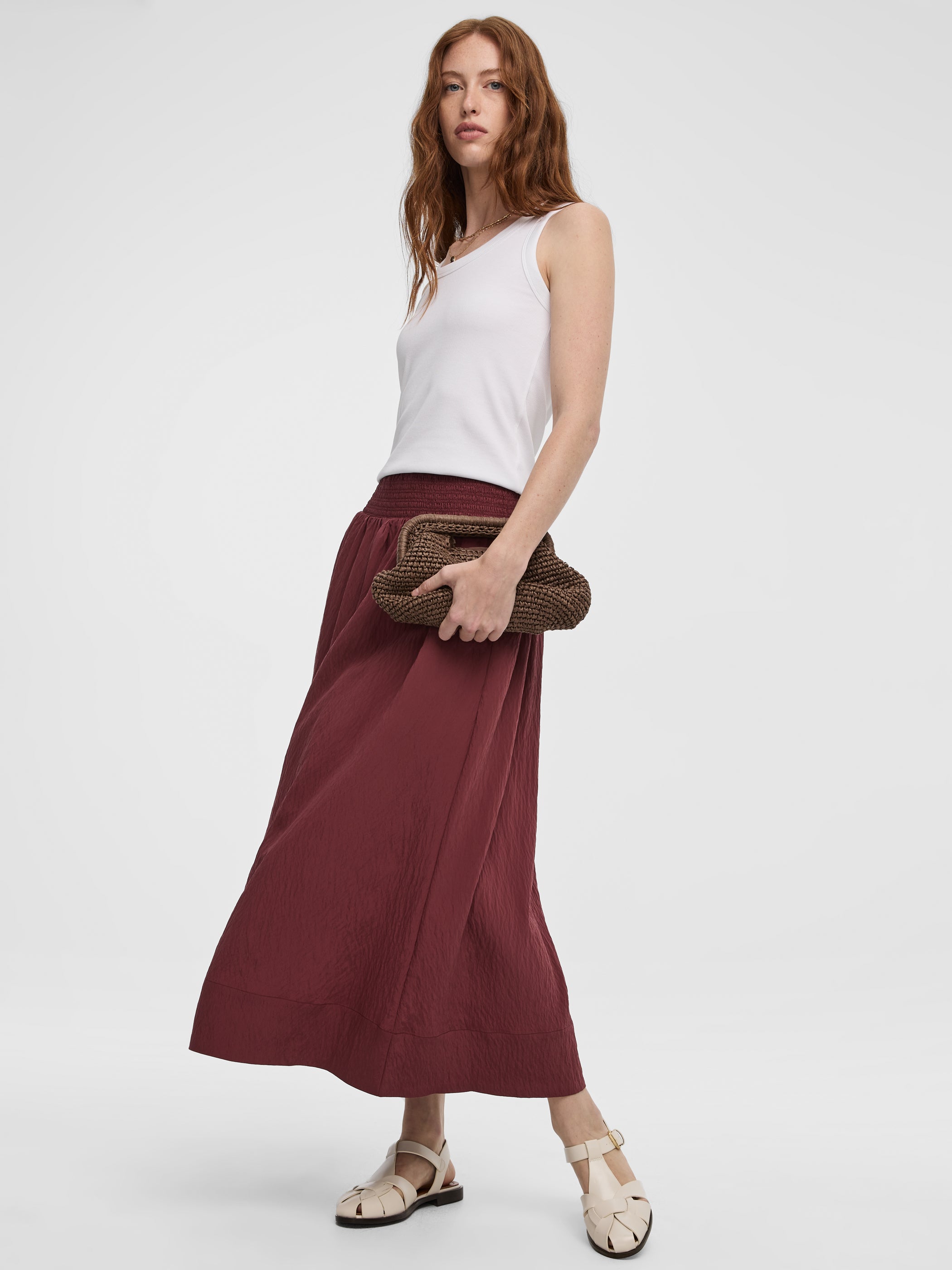 A-Line Maxi Skirt