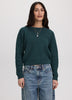 Long-Dolman-Sleeve Crew-Neck Pullover